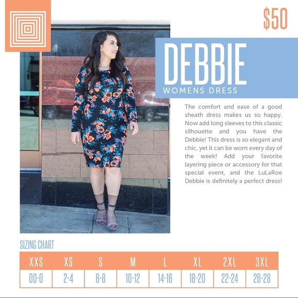 NWT LuLaRoe Red, White & Blue Striped Debbie Dress - Picture 8 of 8